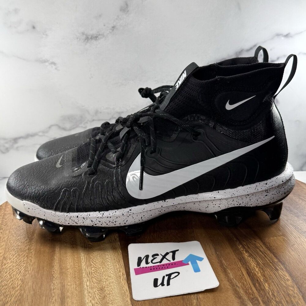Mens size 14-Nike Baseball Cleats Black Alpha Huarache NXT MCS DJ6519 002 nby